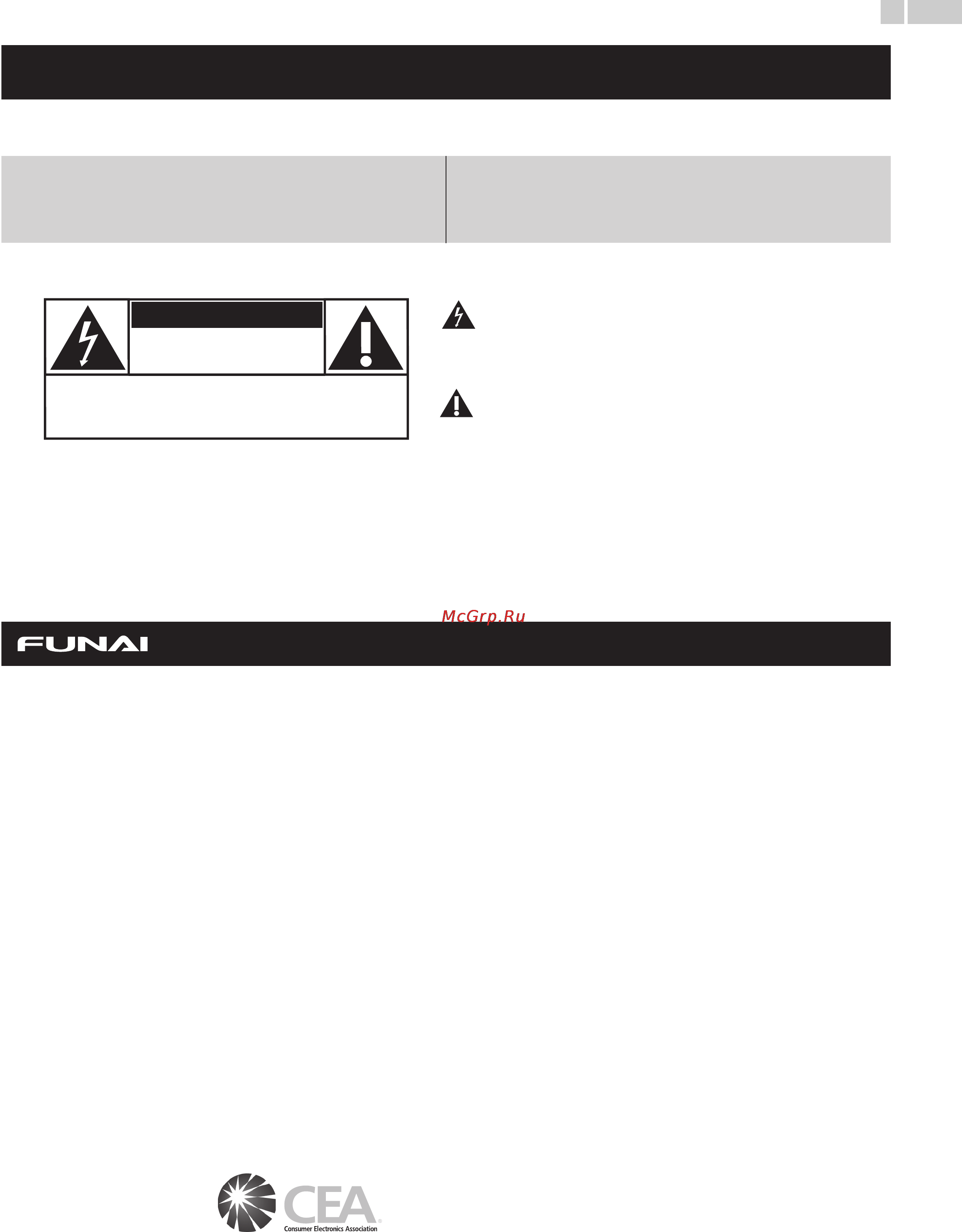 Funai LF320FX4F [3/38] By registering your product you ll receive notification directly from the manufacturer in the rare case of a product recall or safety defect