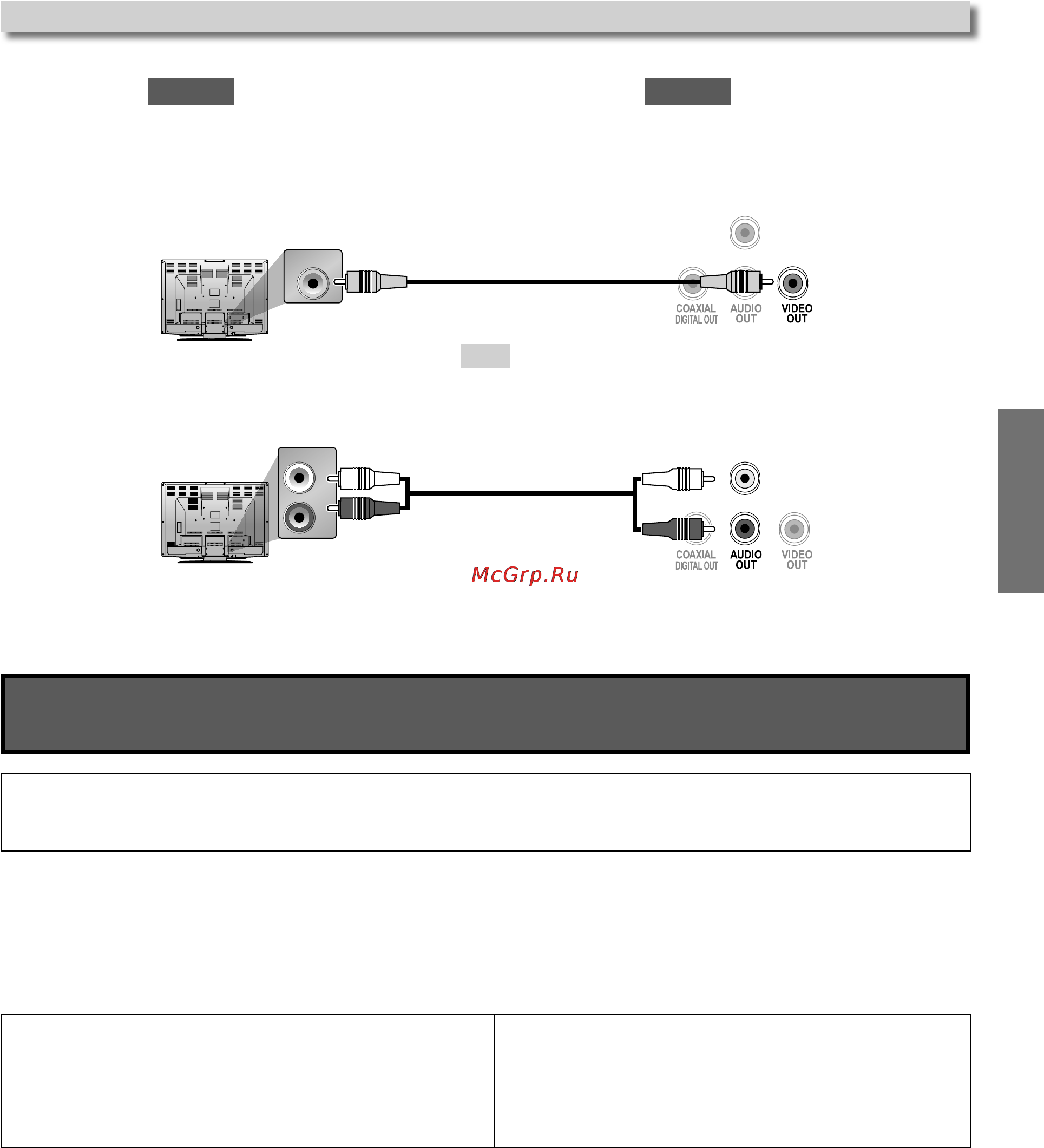 Funai DP100FX5 [7/22] Connection to a tv