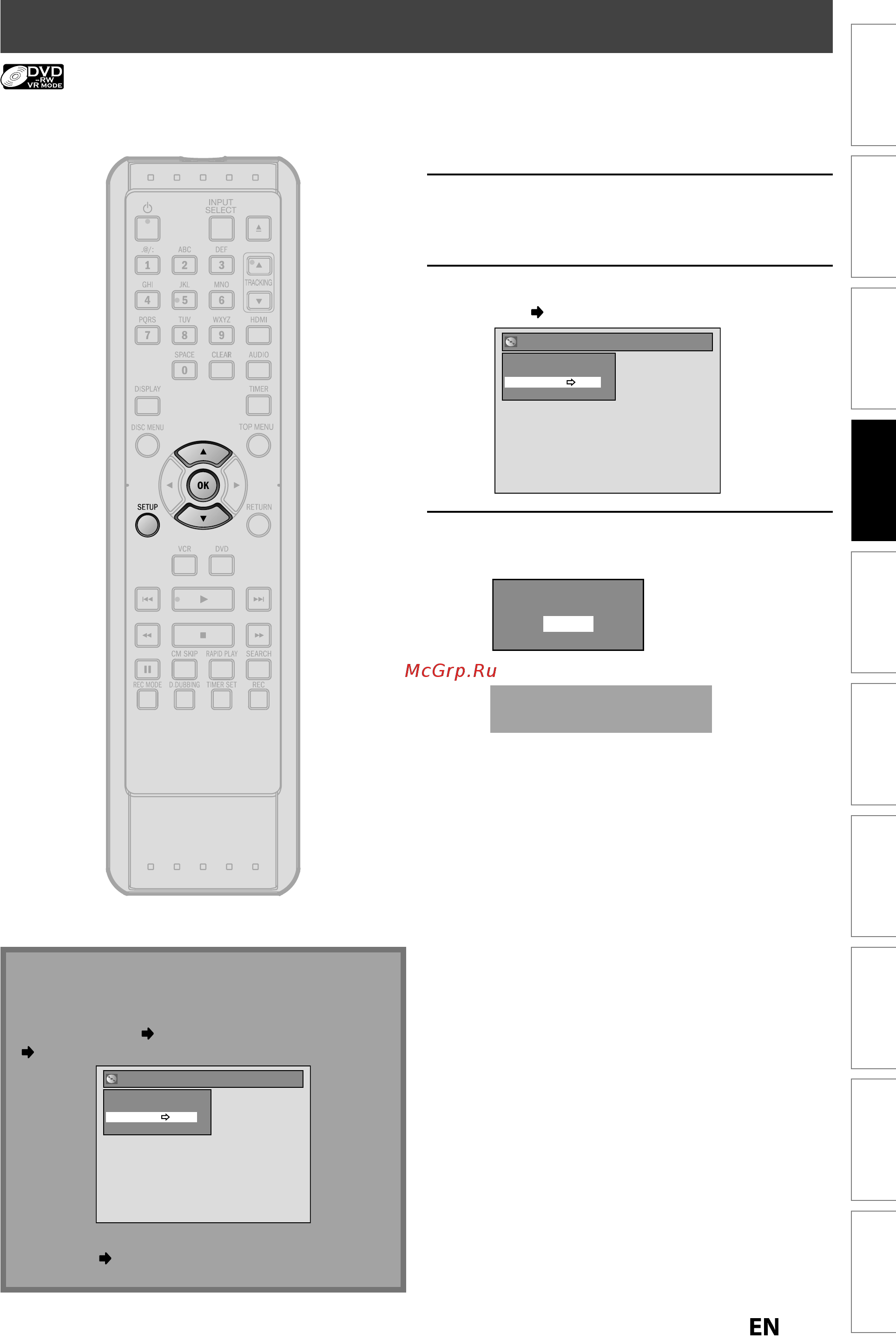 Funai ZV427FX4 [41/96] Press setup