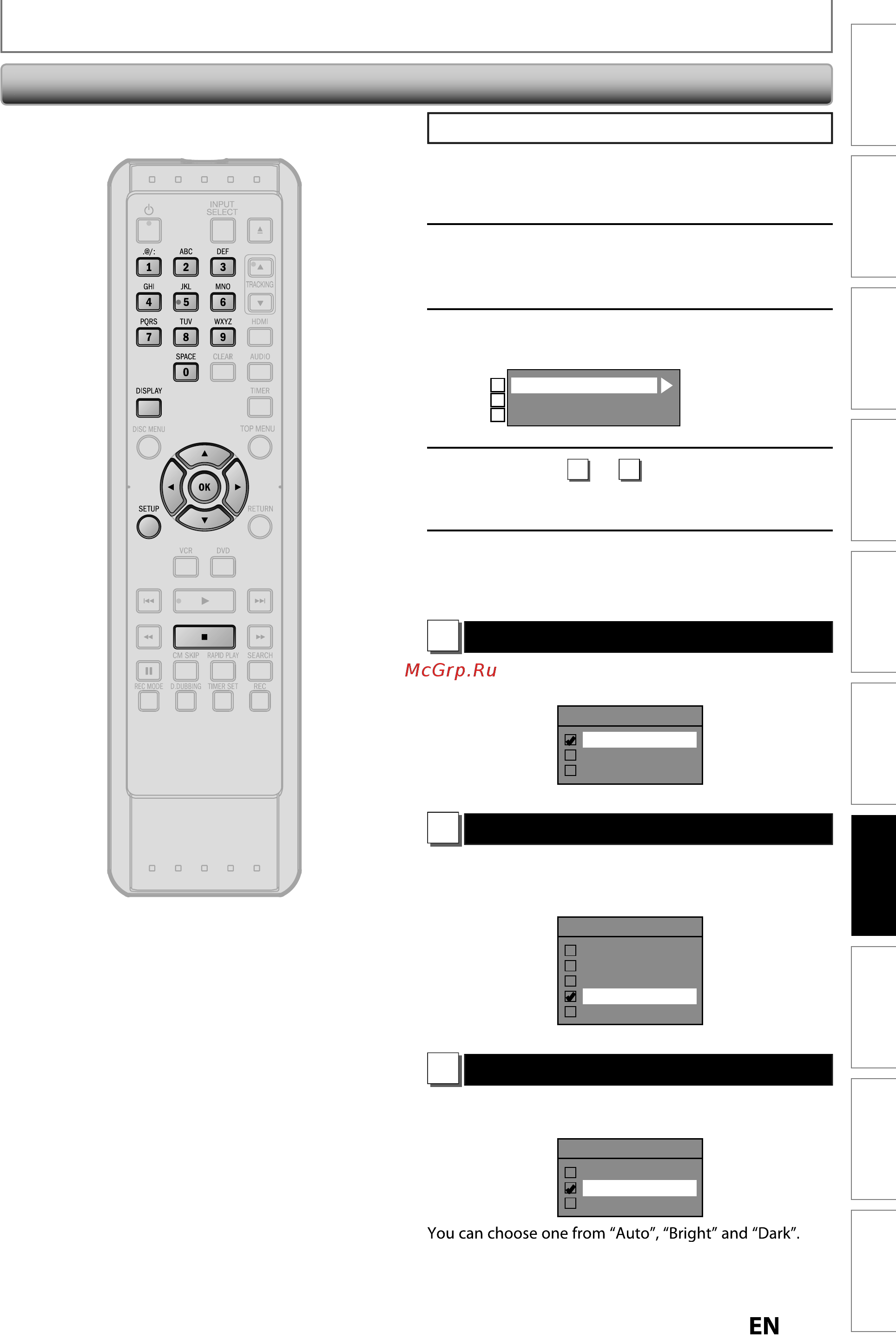 Funai ZV427FX4 [77/96] Display