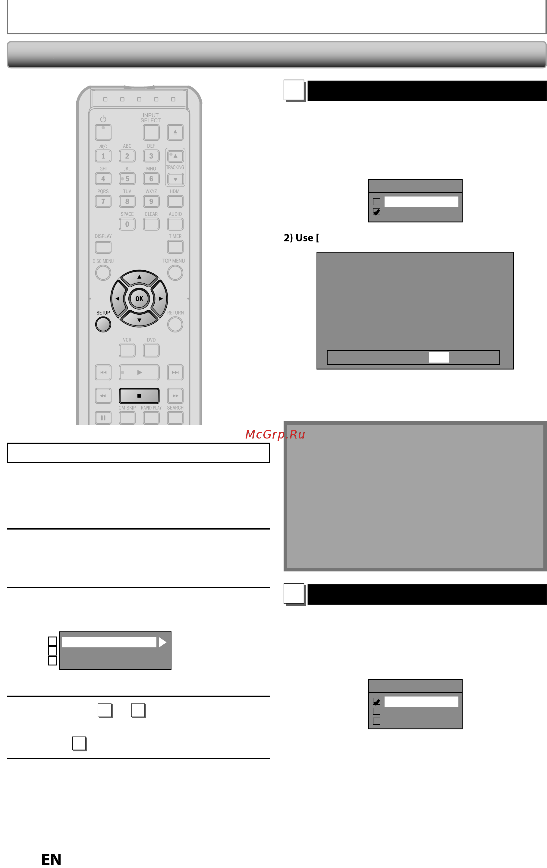 Funai ZV427FX4 [78/96] Setups