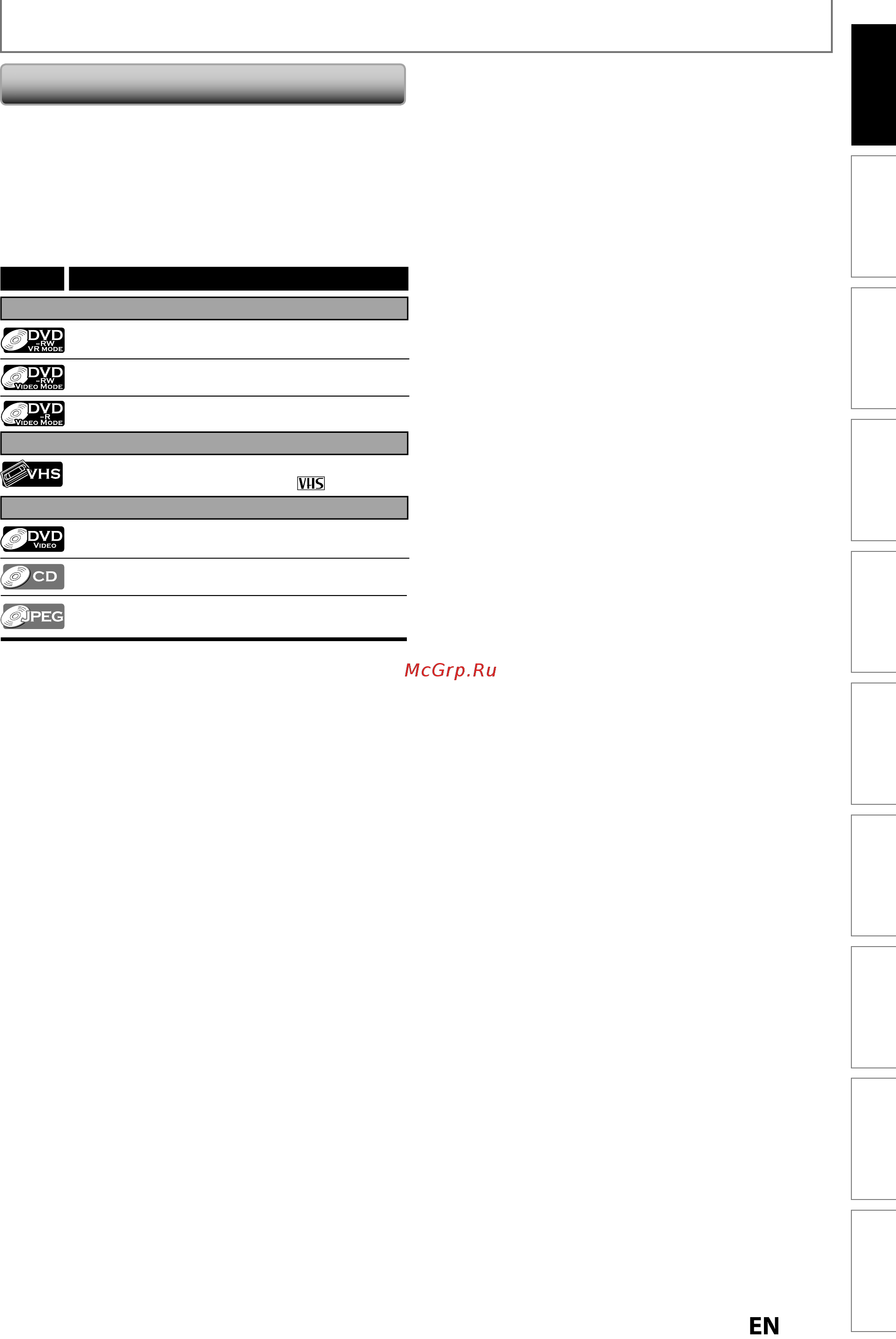 Funai ZV427FX4 [9/96] Symbols used in this owner s manual