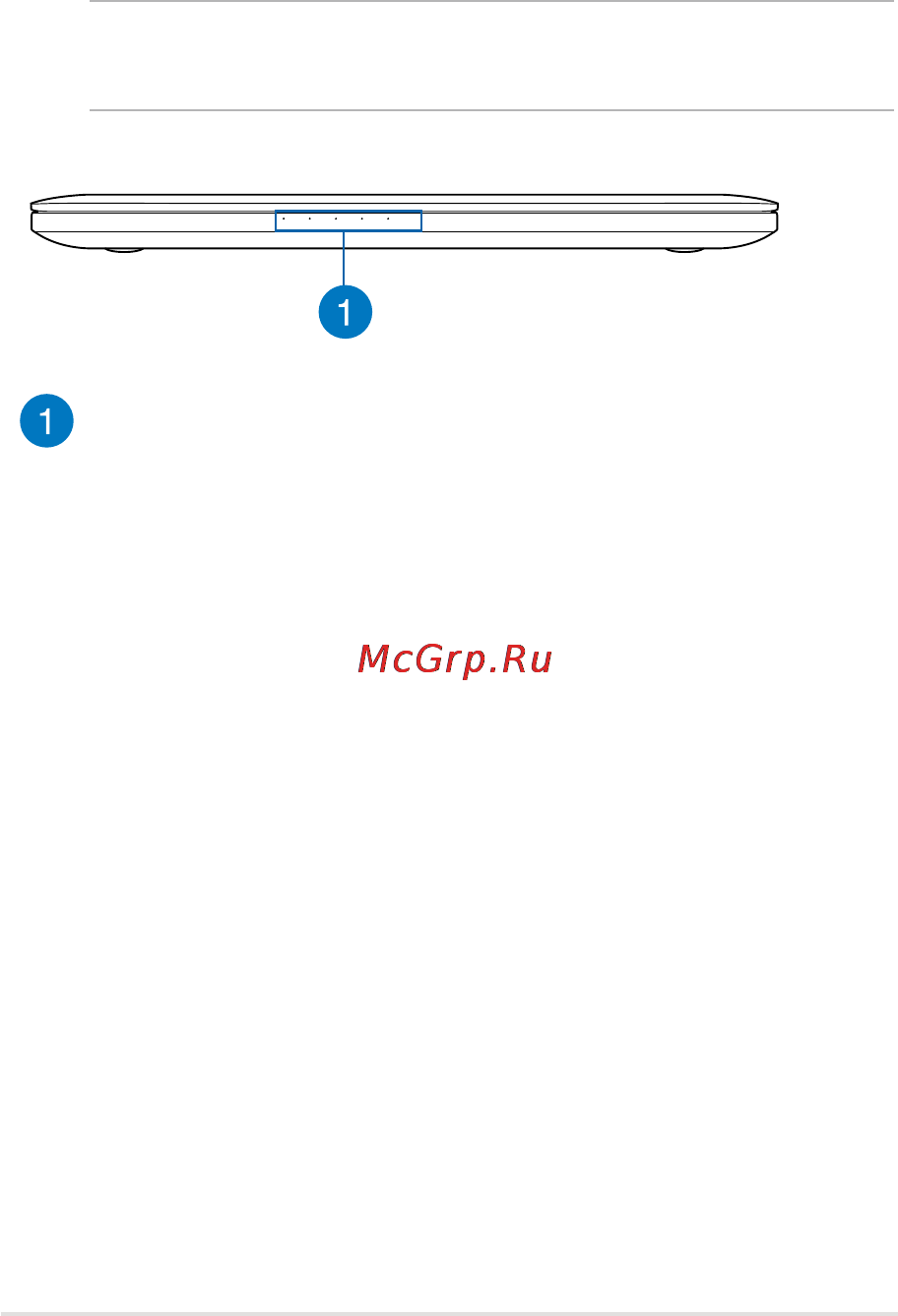 Asus N550JV-XO321H [25/138] Индикаторы состояния позволяют идентифицировать текущее состояние ноутбука