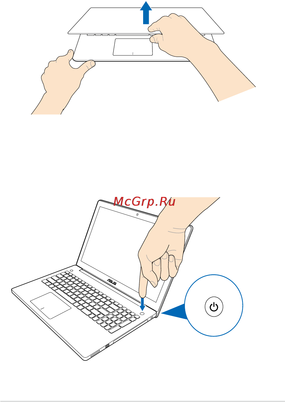 Asus N550JV-XO321H [30/138] Откройте крышку