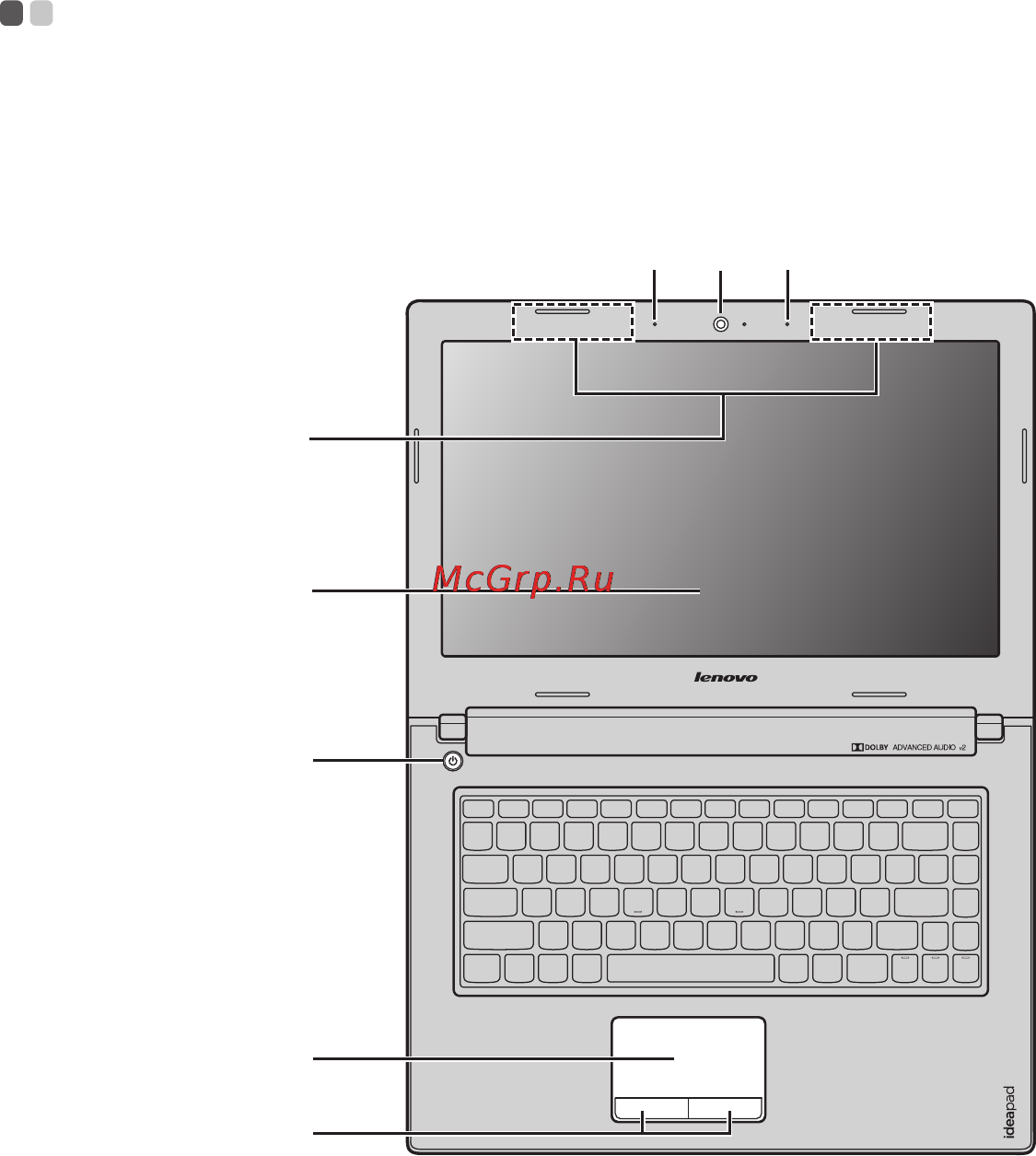 Lenovo Idea Pad S510P (59409396) [7/45] Вид сверху