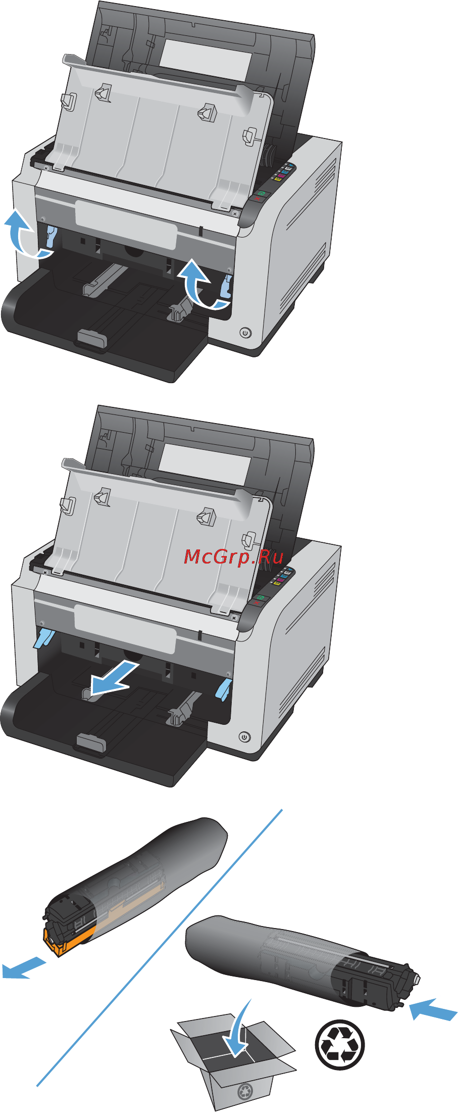 HP LaserJet Pro CP1025nw Инструкция по эксплуатации онлайн [108/198] 94343