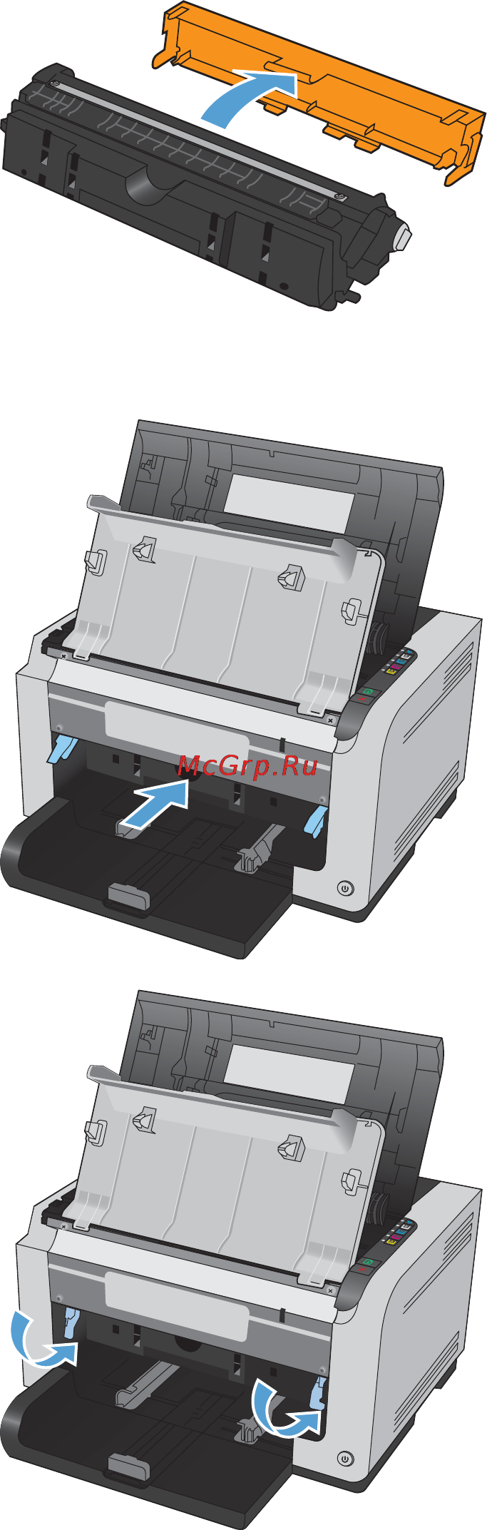 HP LaserJet Pro CP1025nw Инструкция по эксплуатации онлайн [109/198] 94343