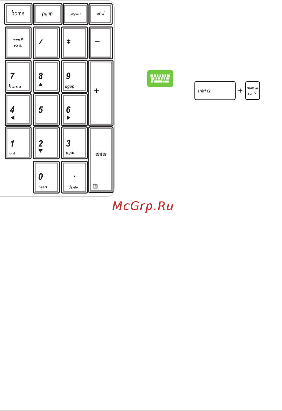 Asus N750JV 90NB0201-M00090 T4009H [41/134] Цифровая клавиатура