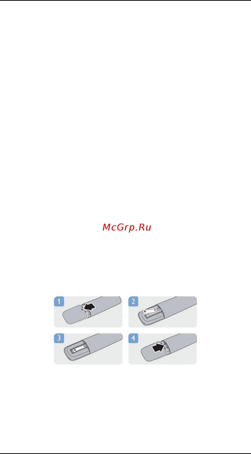 Philips 40PFT4109/60 [16/59] Батарейки
