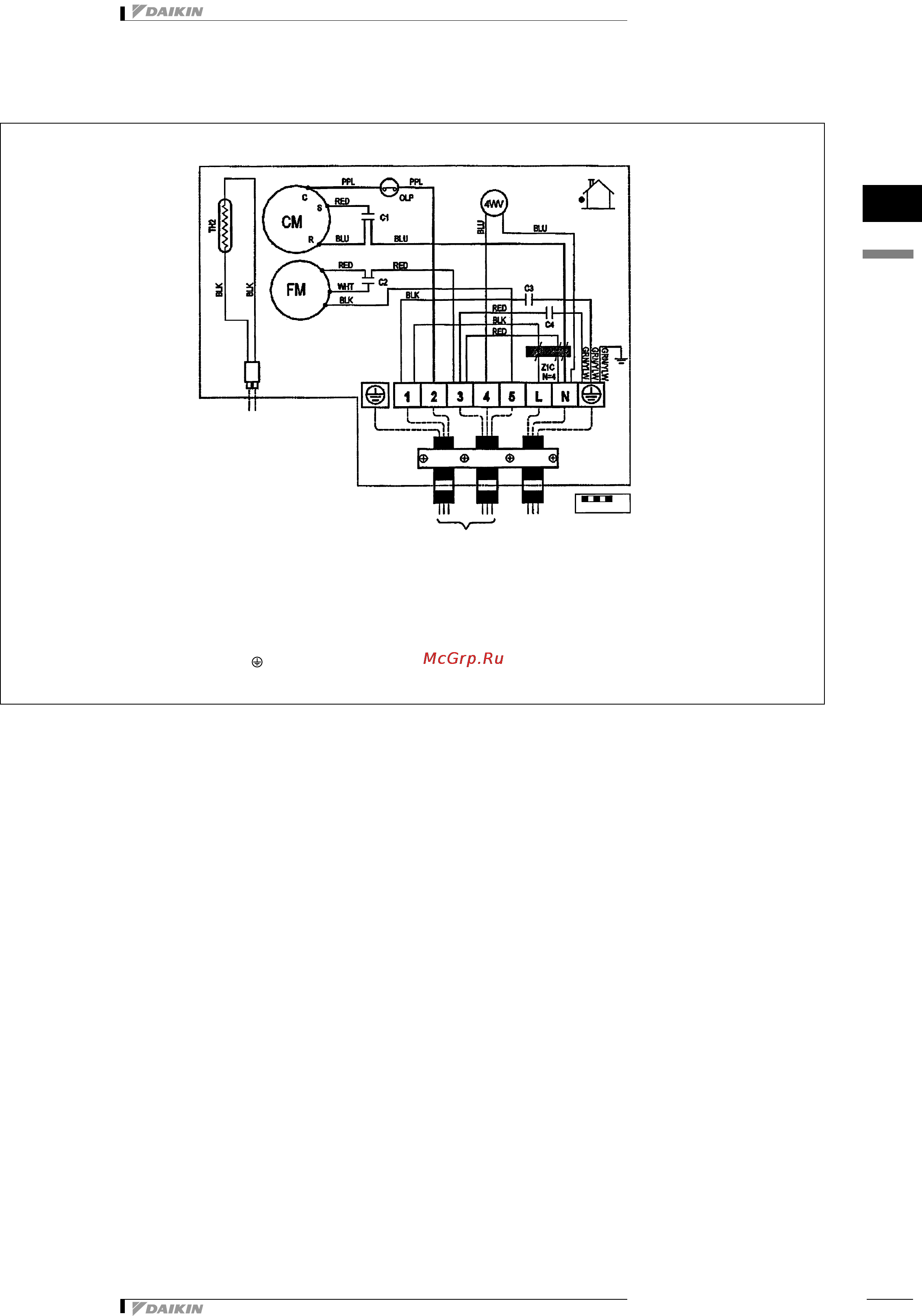 Daikin FTYN/RYN35GXV1B [10/20] 1 ìîíòàæíàø ñõåìà