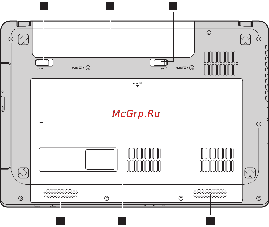 Lenovo IdeaPad G580 /59405175/ [15/65] Глава 1 общий обзор компьютера