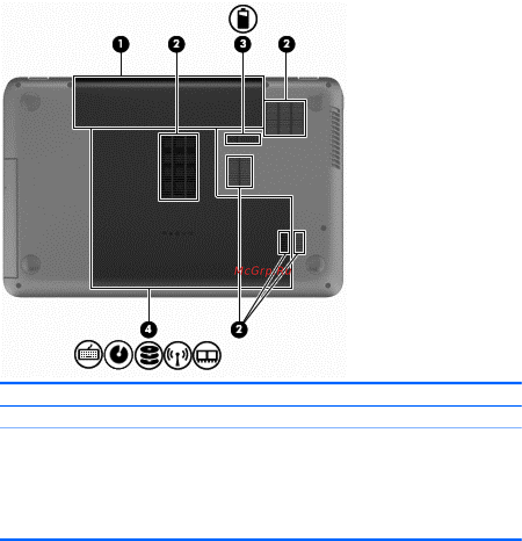 HP Pavilion 15 15-n257sr [25/99] Нижняя часть
