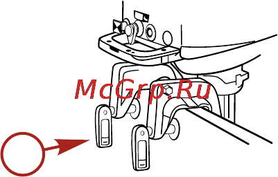 Mercury Marine ME 4 M [29/71] Установите двигатель на лодку