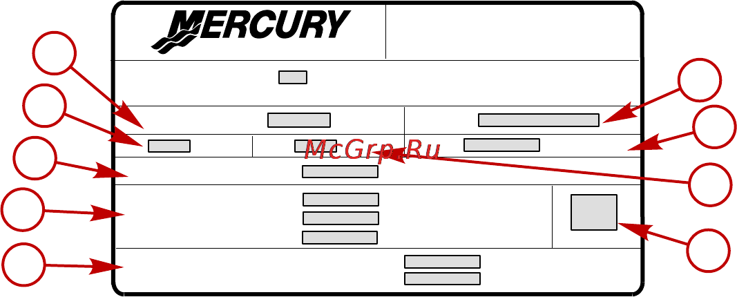 Mercury Marine ME 5 M [49/71] Техническое обслуживание