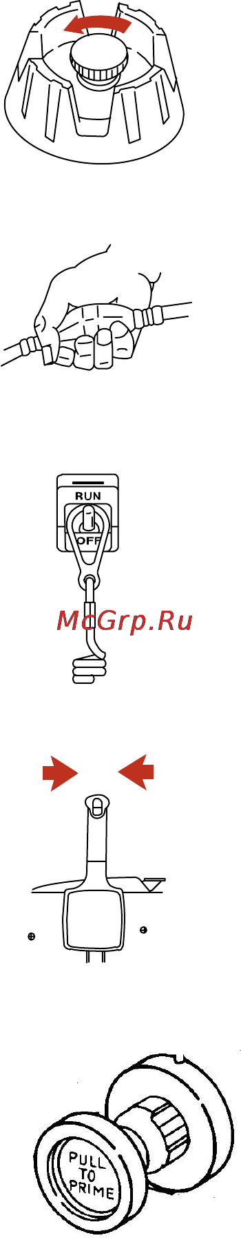 Mercury Marine ME 9.9 M [52/80] Эксплуатация