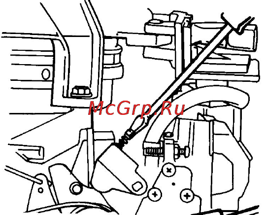 Mercury Marine ME 9.9 M [68/80] Места для смазывания