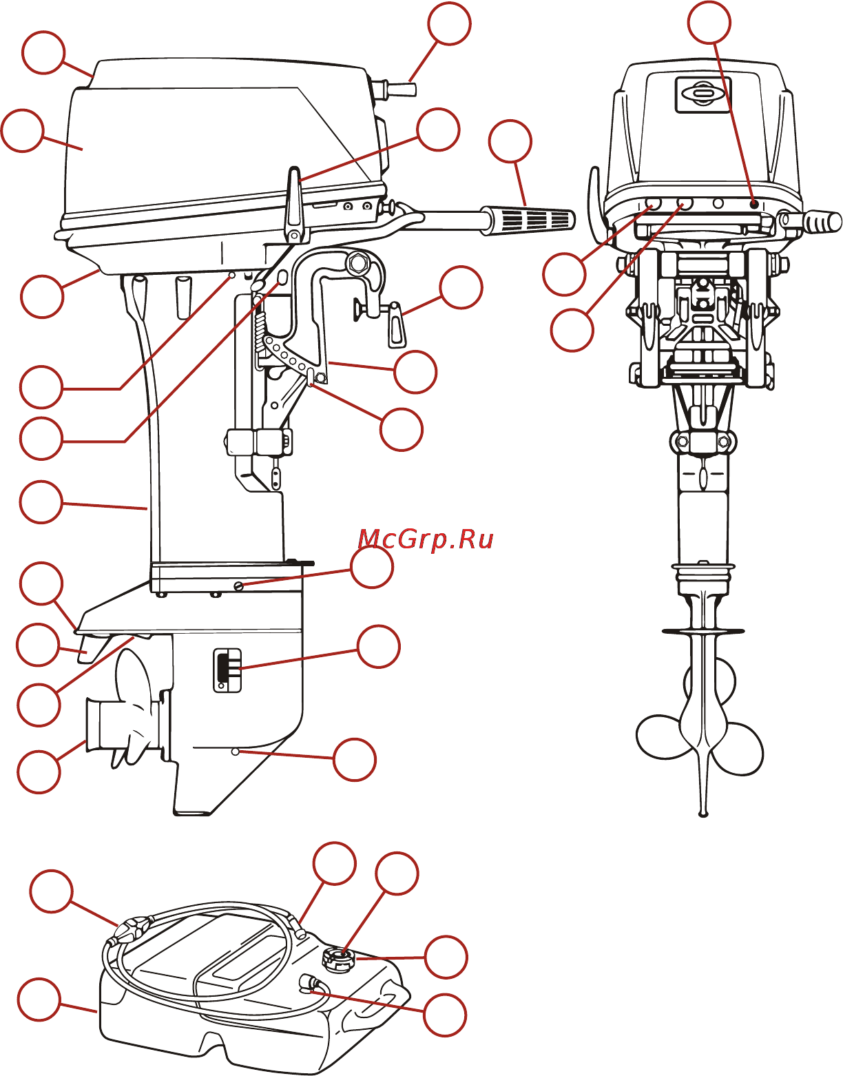 Mercury Marine ME 30 E [28/105] Комплектующие