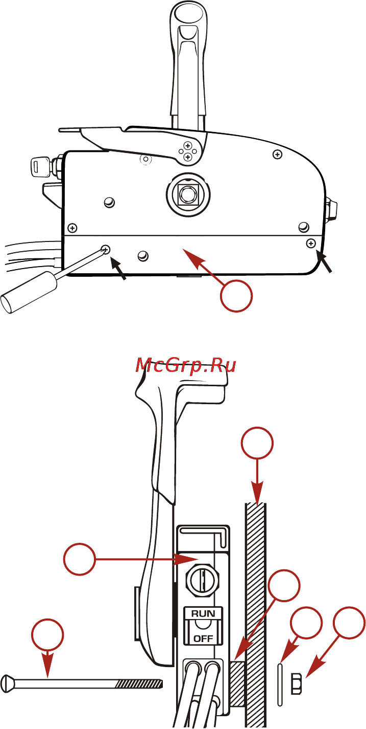 Mercury Marine ME 30 E [39/105] Установка