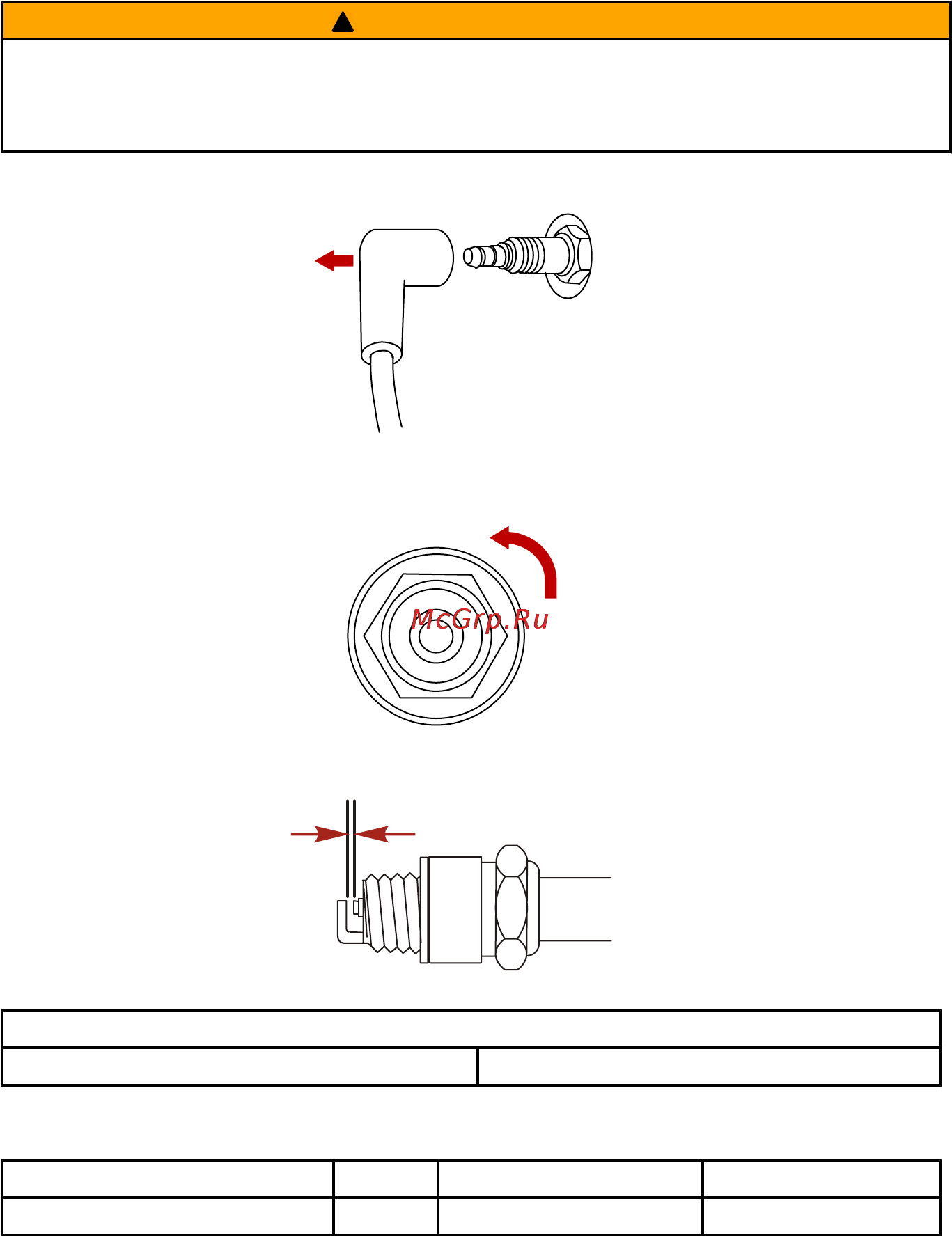 Mercury Marine ME 30 E [82/105] Проверка и замена свечи зажигания