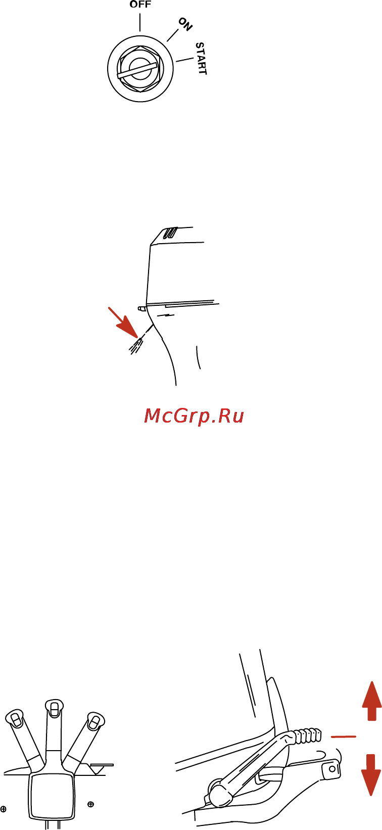 Mercury Marine ME 50 EO [56/83] Переключение передач