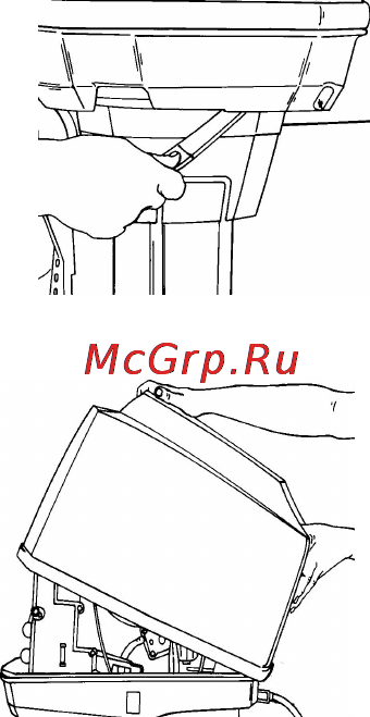 Mercury Marine ME 60 EO [60/83] Снятие и установка верхнего кожуха