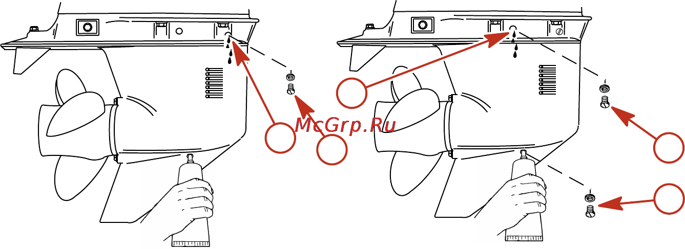 Mercury Marine ME 55 M Sea Pro [77/83] Затопленный подвесной двигатель