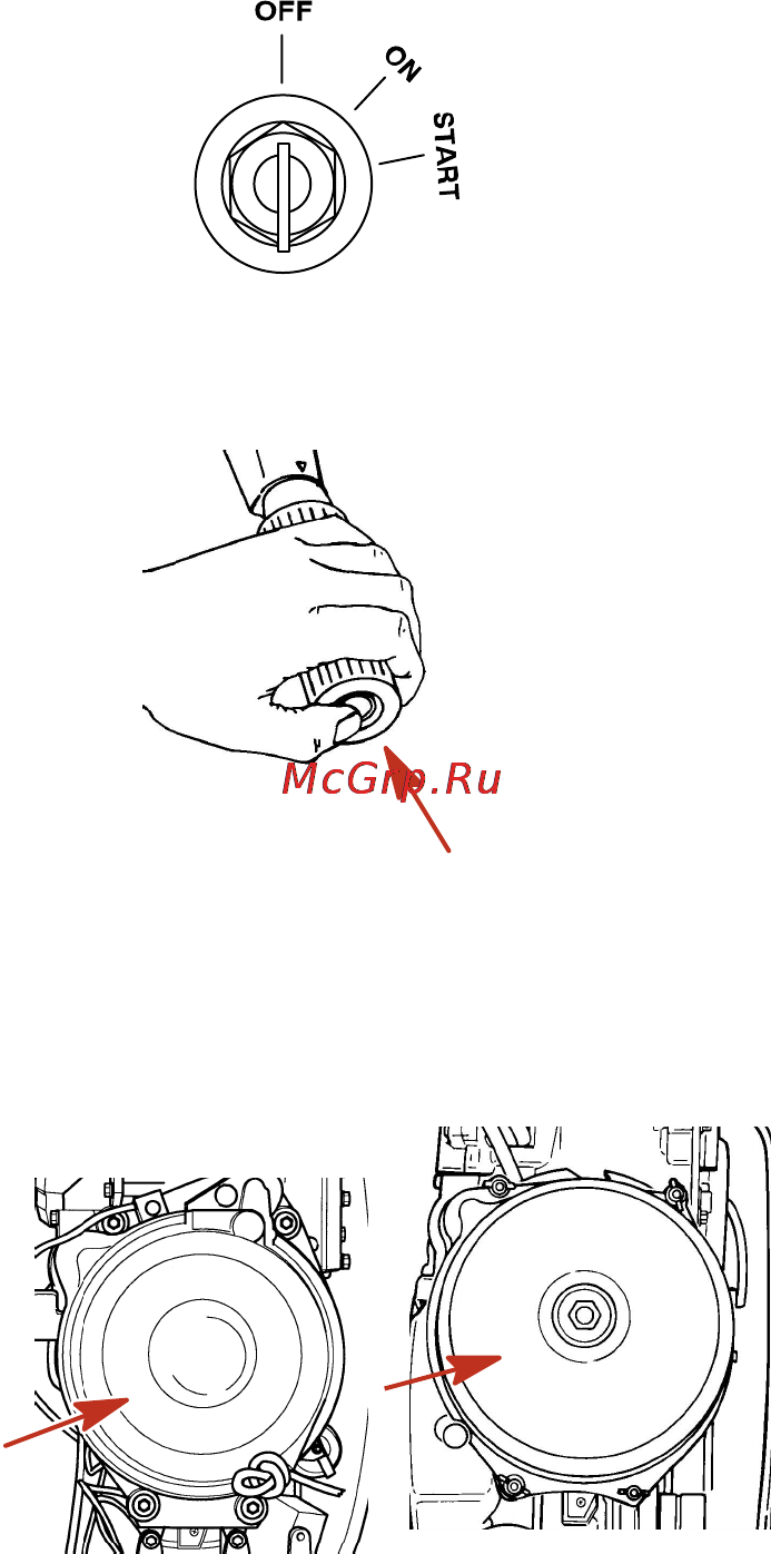 Mercury Marine ME 90 ELPTO [55/81] Остановка двигателя
