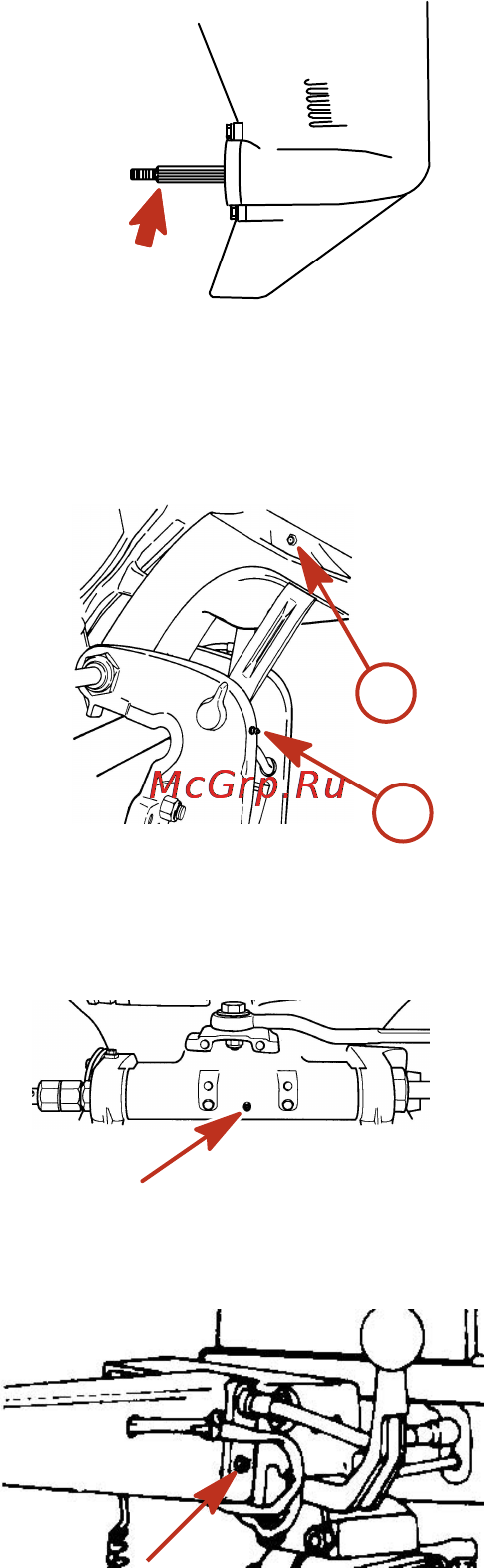 Mercury Marine ME 75 ELPTO [72/81] Точки смазки