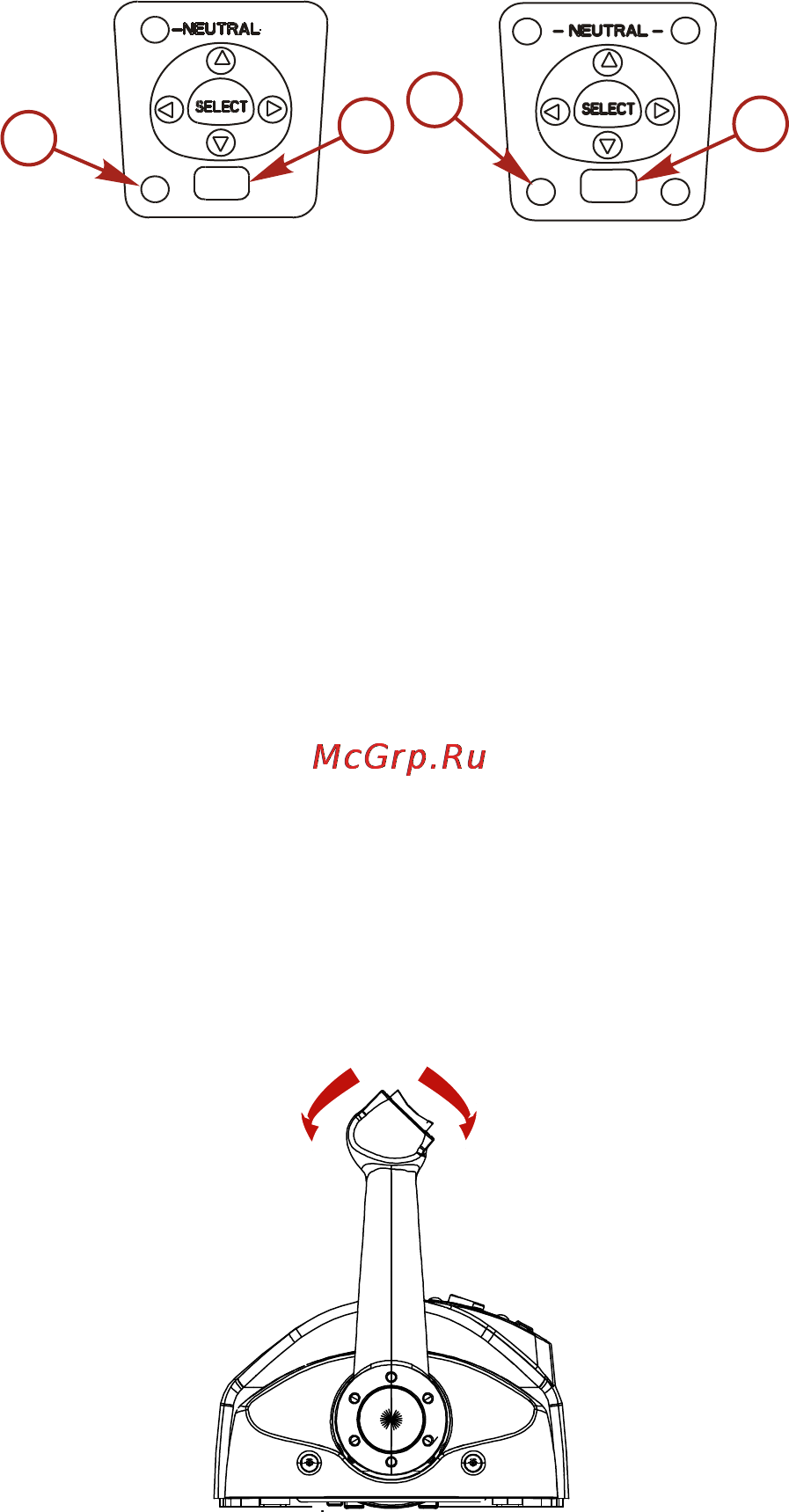 Mercury Marine ME 225 XL EFI SWB [41/108] Характеристики и работа устройств управления для легкого нактоуза
