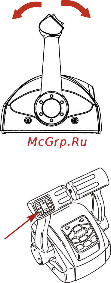 Mercury Marine ME 225 XL EFI SWB [48/108] Характеристики и работа пульта управления с двойной рукояткой с сенсорной панелью can