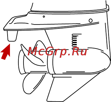 Mercury Marine ME 115 ELPT Optimax [42/101] Регулировка триммера