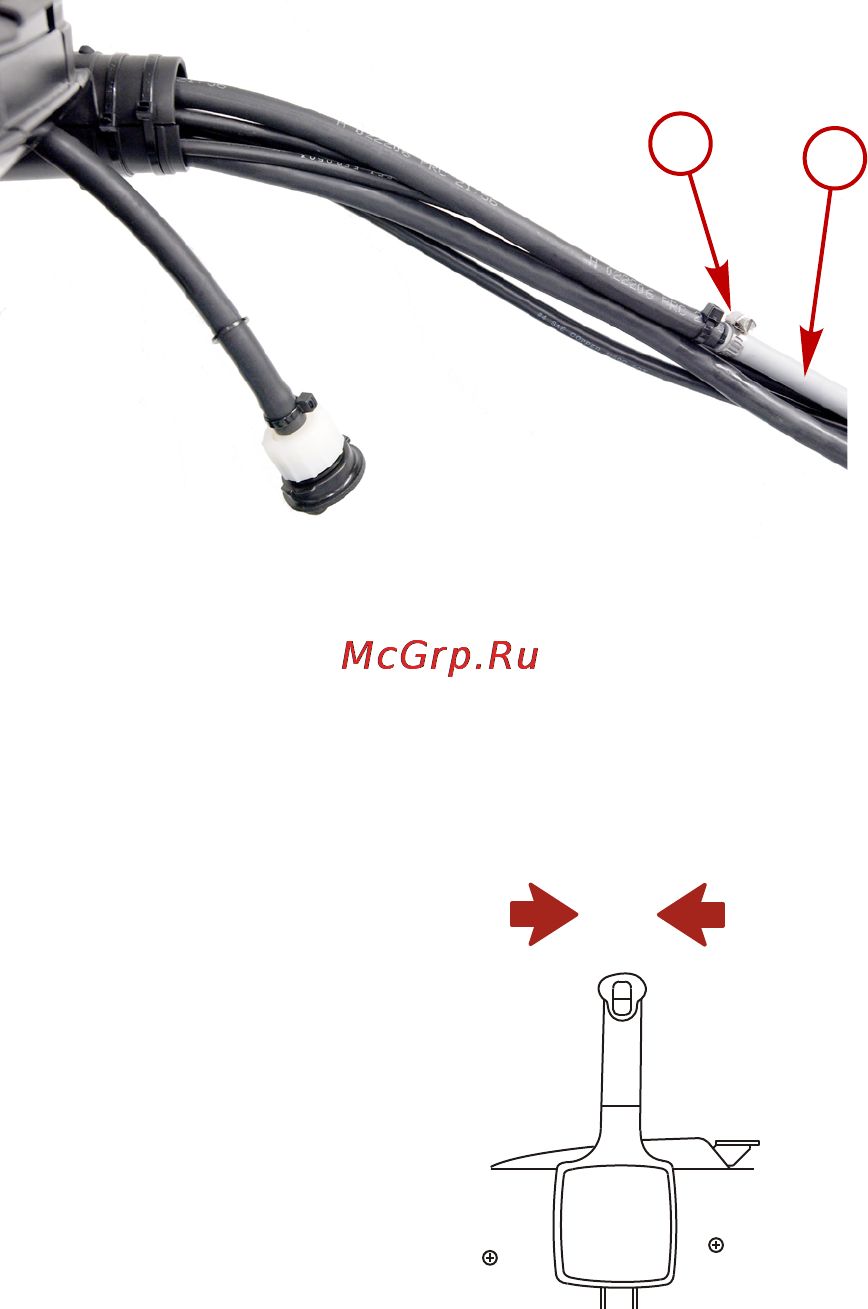 Mercury Marine ME 75 ELPT Optimax [96/101] Установка подвесного двигателя