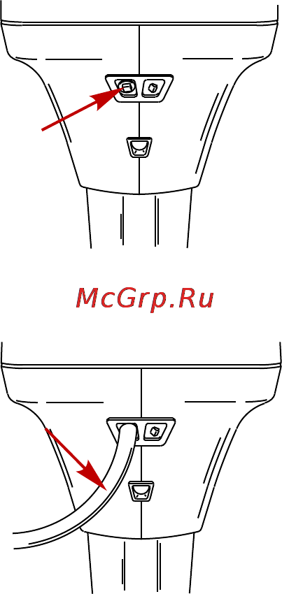Mercury Marine ME 150 L Optimax [52/102] Промывка системы охлаждения