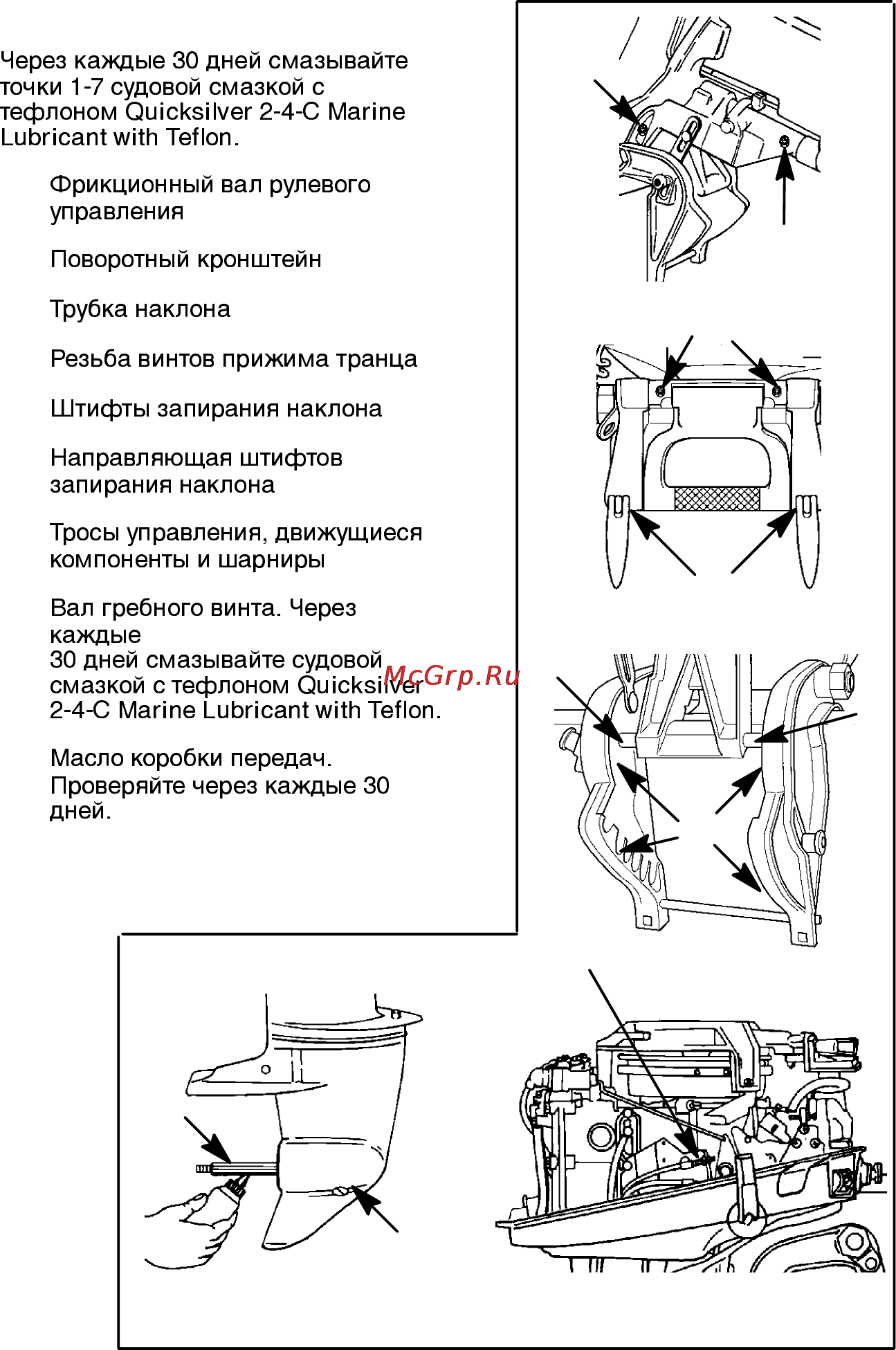 Mercury Marine ME 15 ML Sea Pro [43/56] Техническое обслуживание