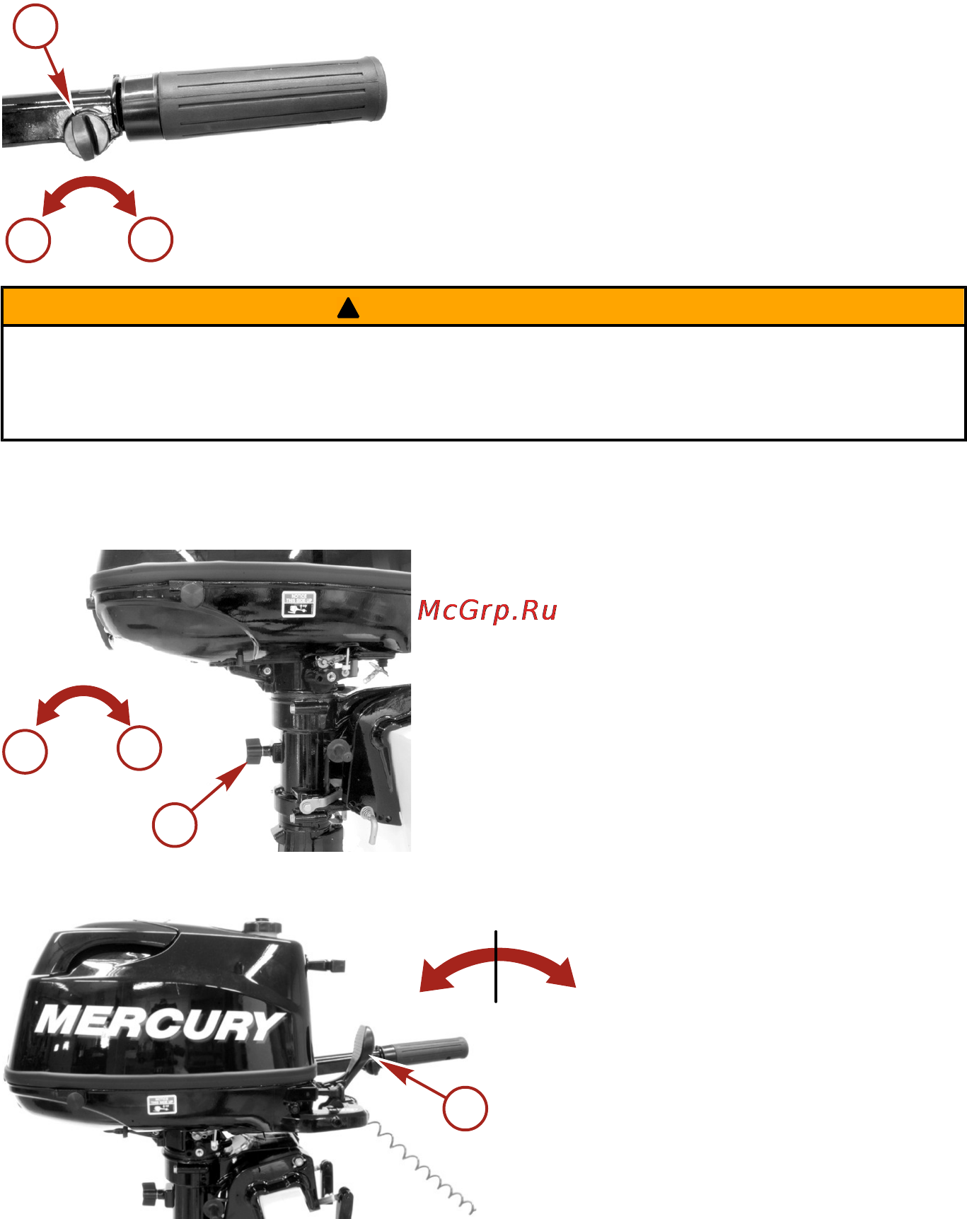 Mercury Marine ME F 5 M [42/71] Характеристики и органы управления