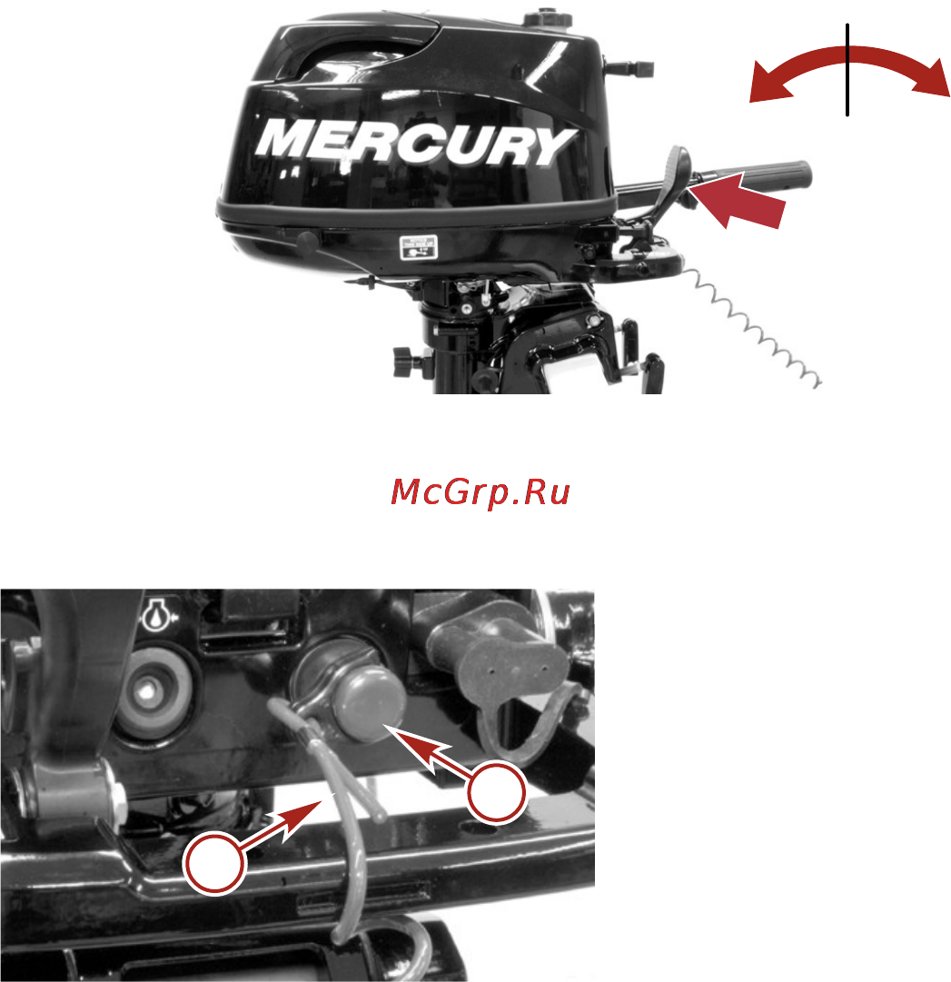 Mercury Marine ME F 5 M [51/71] Остановка двигателя