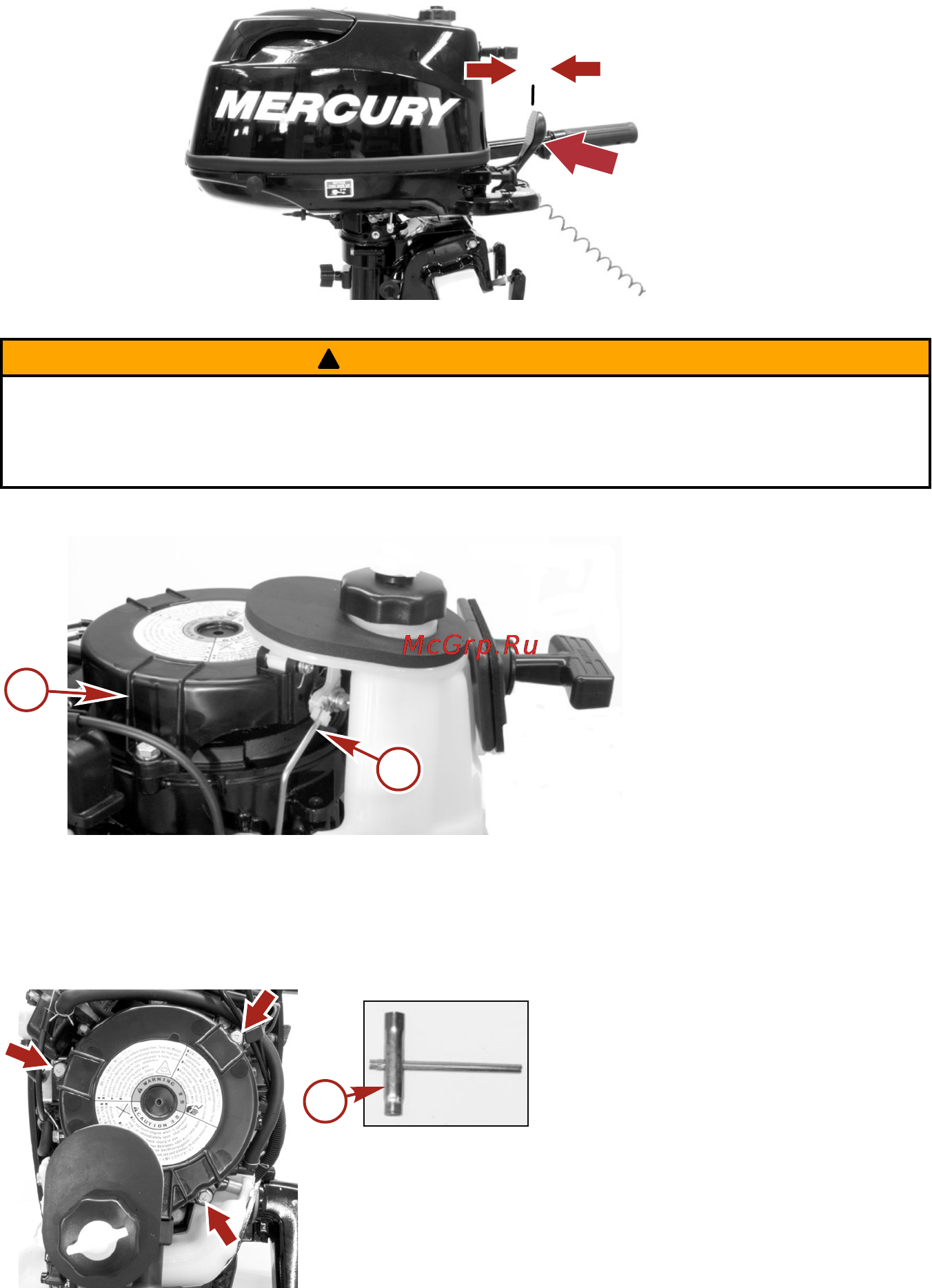 Mercury Marine ME F 5 M [52/71] Эксплуатация
