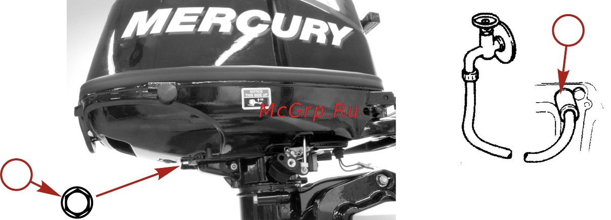 Mercury Marine ME F 5 M [56/71] Промывка системы охлаждения