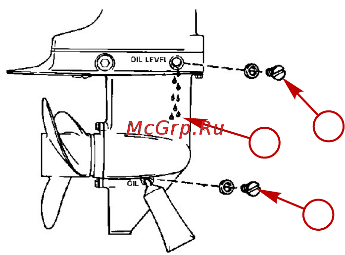 Mercury Marine ME F 5 M [66/71] Затопленный подвесной двигатель