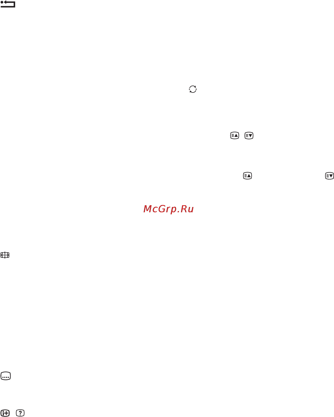 Sony KDL32R433B [10/36] Options