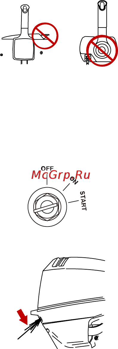 Mercury Marine ME F 9.9 M [67/110] Модели с рукояткой румпеля