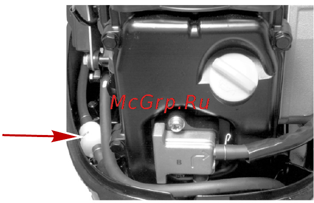 Mercury Marine ME F 9.9 M [76/110] Крепежные детали стержня тяги рулевого механизма