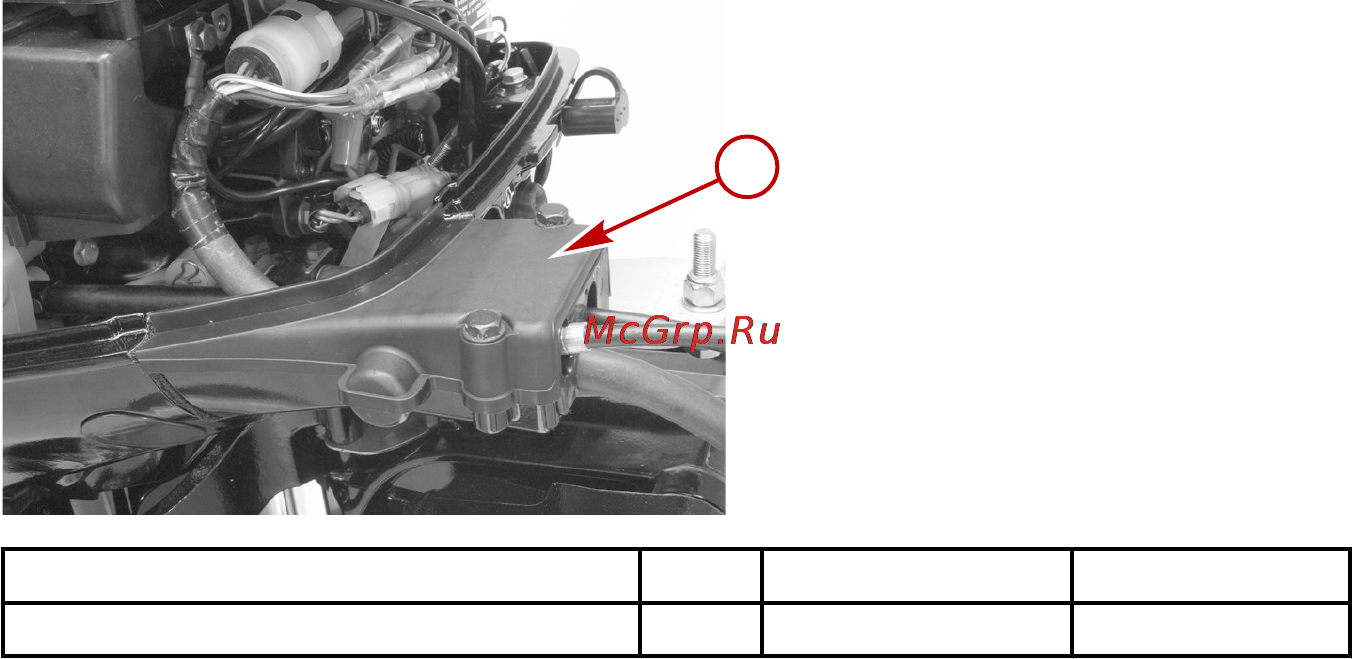 Mercury Marine ME F 15 ELPT [113/115] Установка аккумуляторной батареи модели с электрическим запуском