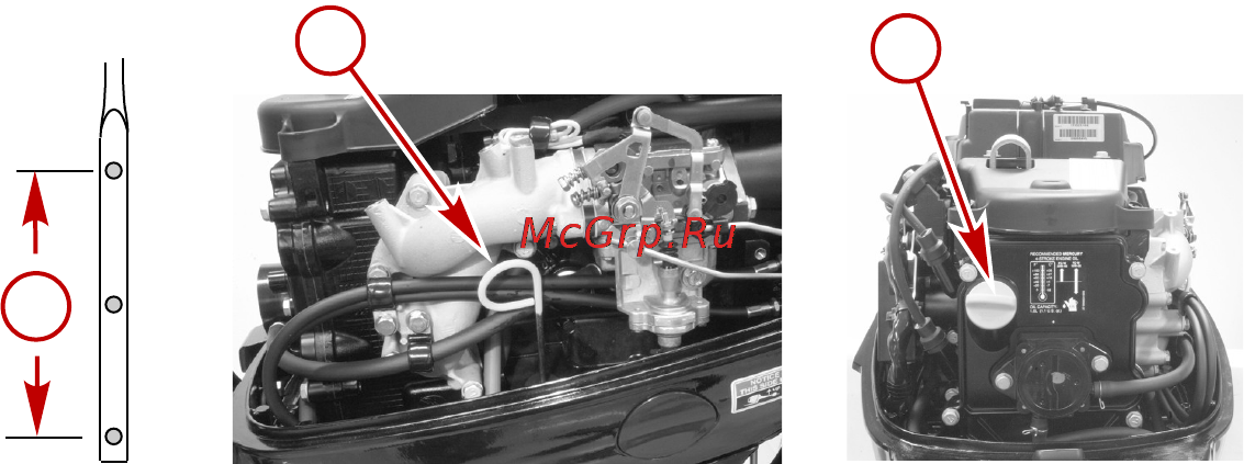 Mercury Marine ME F 15 M [45/115] Топливо и масло