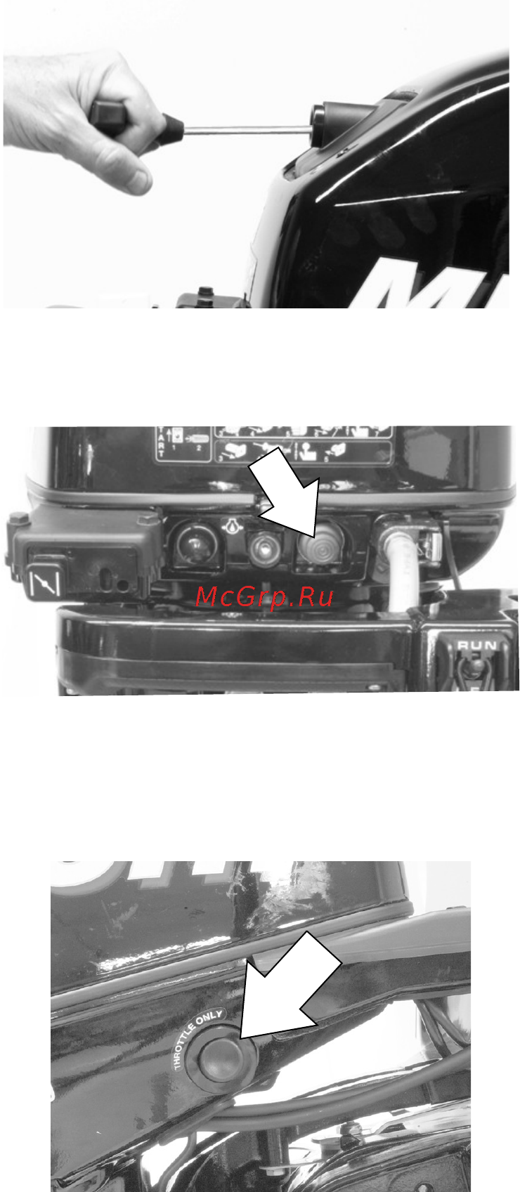 Mercury Marine ME F 20 ML [67/115] Эксплуатация
