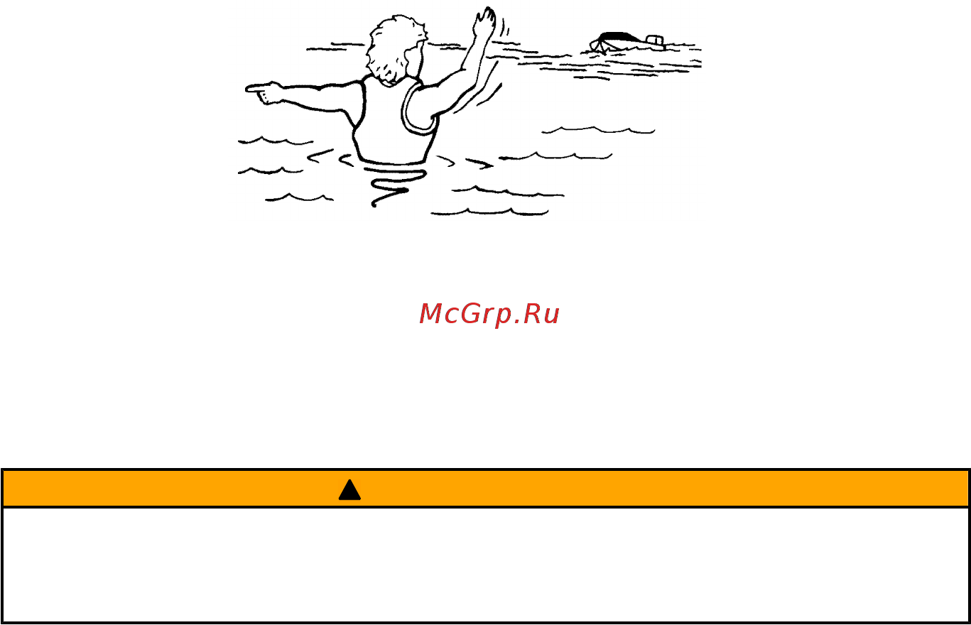 Mercury Marine ME F 25 ML EFI [30/124] Предупреждения связанные с безопасностью пассажиров понтонныe и палубные катера