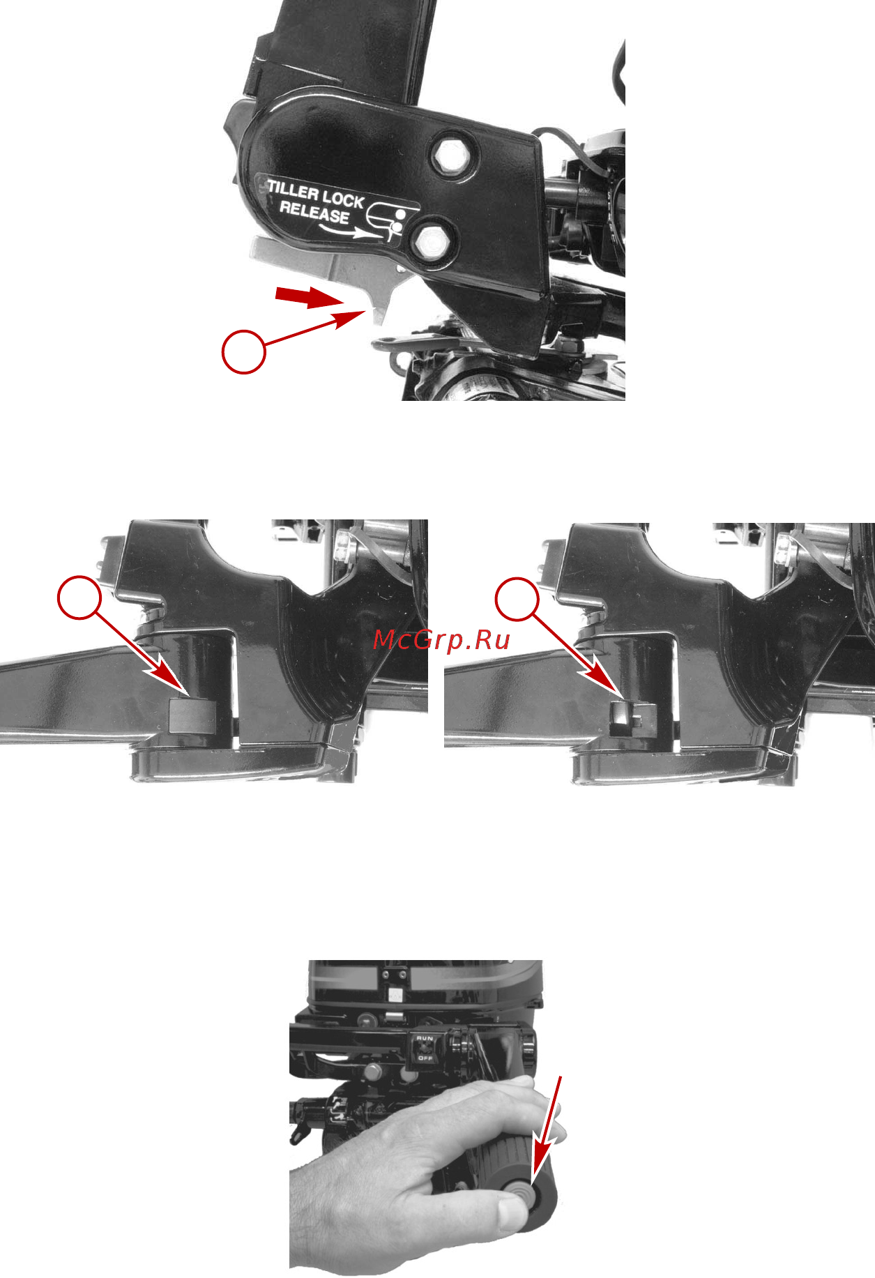 Mercury Marine ME F 25 ML EFI [54/124] Характеристики и органы управления