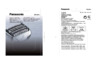 Panasonic WES9032Y1361 Инструкция по эксплуатации