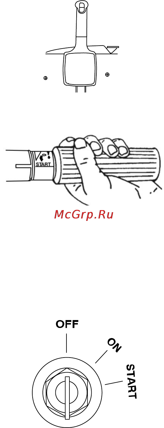 Mercury Marine ME F 50 ELPT EFI [62/117] Остановка двигателя