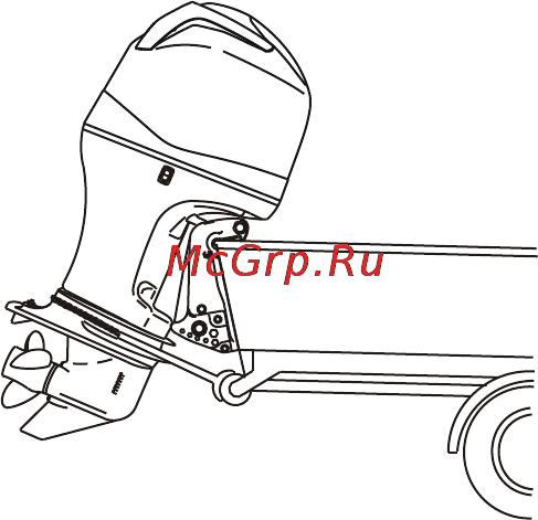 Mercury Marine ME F 115 ELPT EFI [39/109] Буксирование лодки с подвесным двигателем